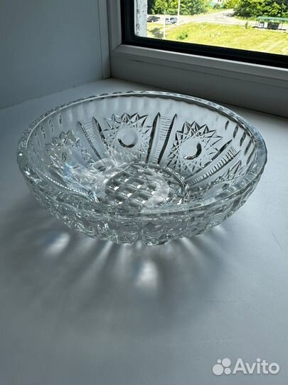Салатник хрустальный