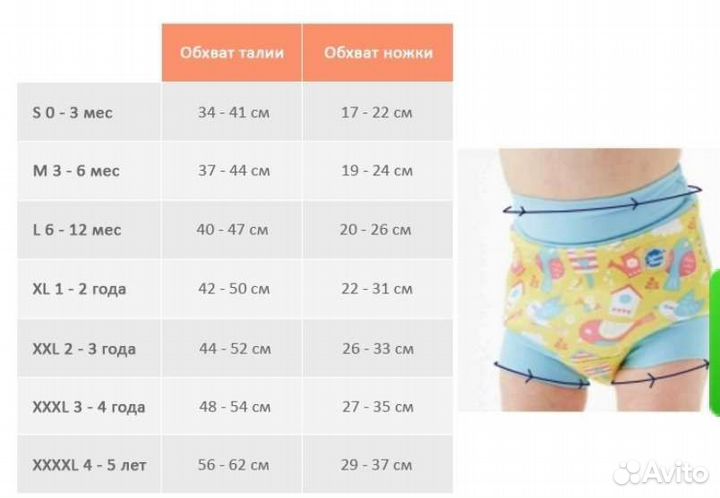 Трусики для плавания splash about