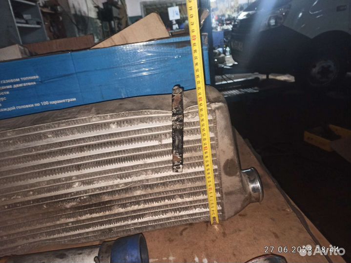 Интеркулер с трубами