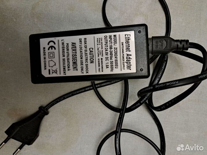 Ethernet Adapter. model: zcdo241600EU,новый