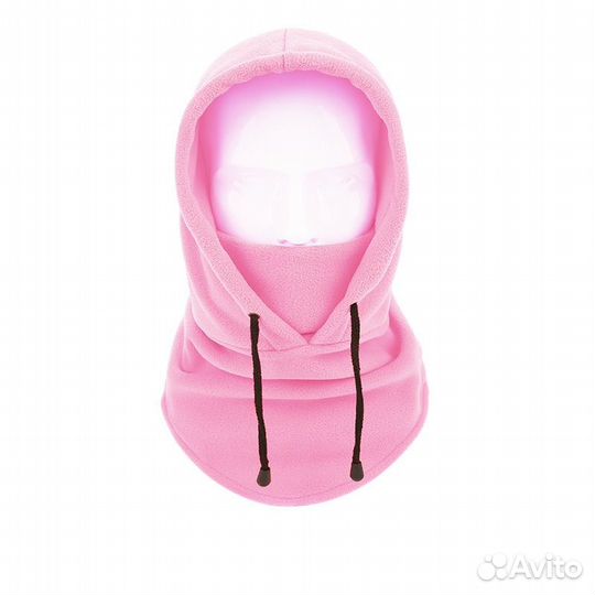 Бафф с капюшоном Wolfdragon DT-B-11 Розовый