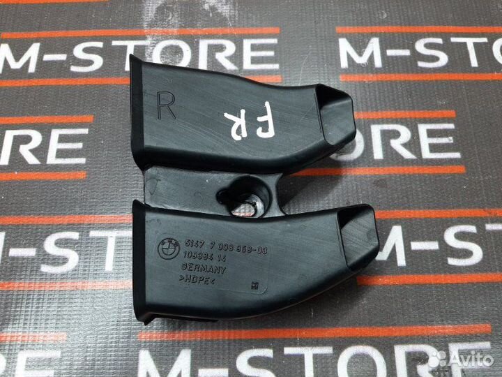 Воздуховод печки задний правый Bmw 5-Series E60