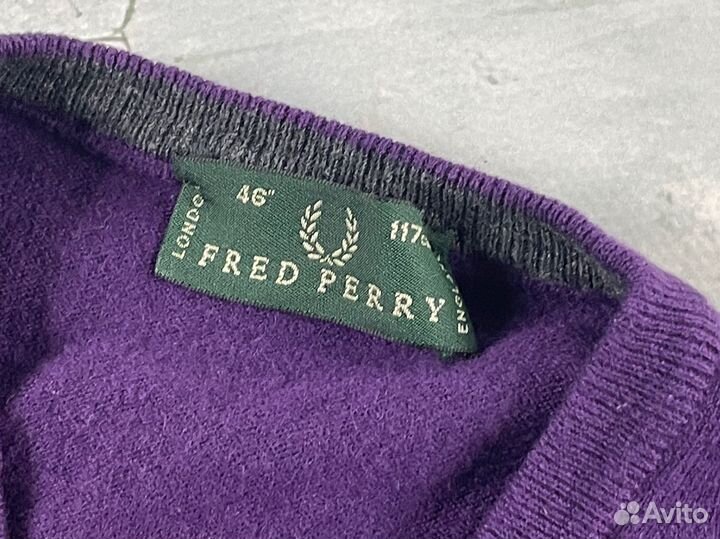 Шерстяная жилетка Fred Perry оригинал