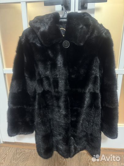 Шуба норковая поперечка
