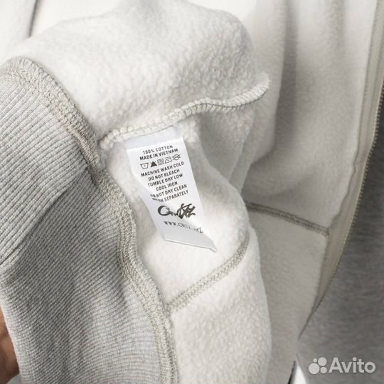 Зип худи corteiz grey