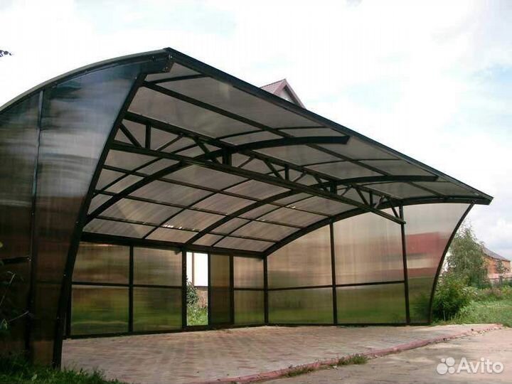 Навесы для авто, беседки, парковки