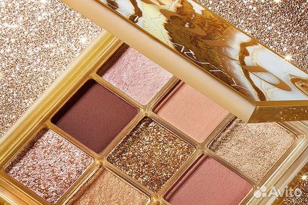 Тени huda beauty палетка Gold obsession