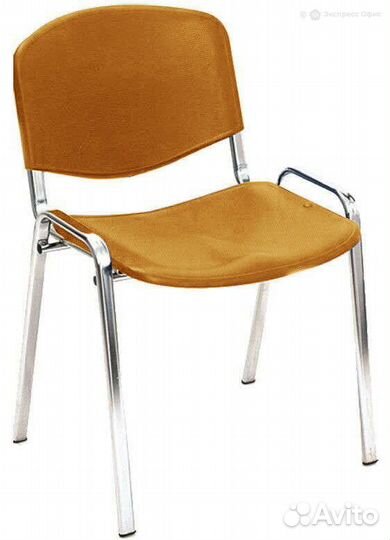 Стул офисный Изо пластик хром плюс