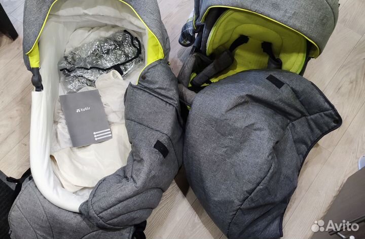 Детская коляска 2 в 1 tutis mimi