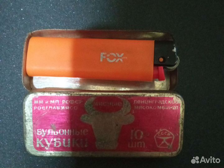 Жестяная коробка СССР