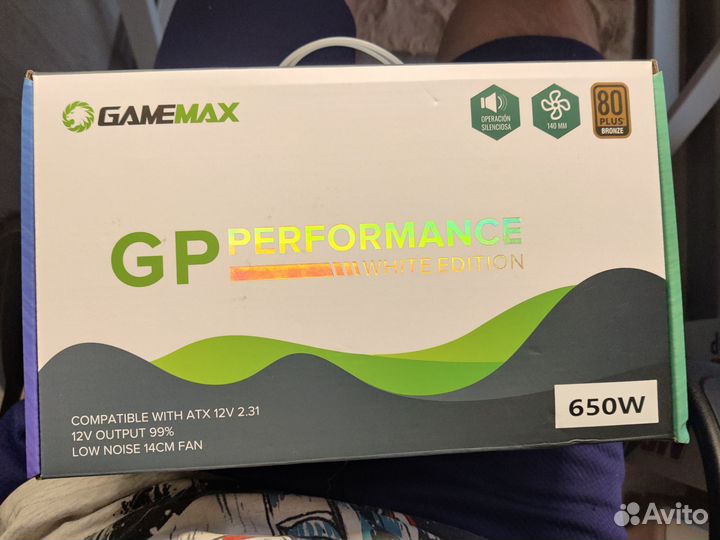 Блок питания gamemax gp 650