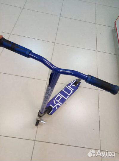 Самокаты трюковый Explore Cross синий