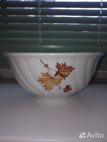 Салатница СССР Дулево. Осень