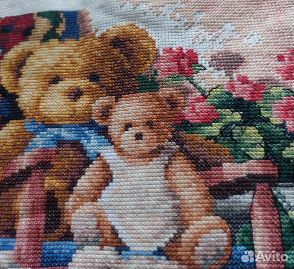 Готовая вышивка крестом dimensions Teddy 35115