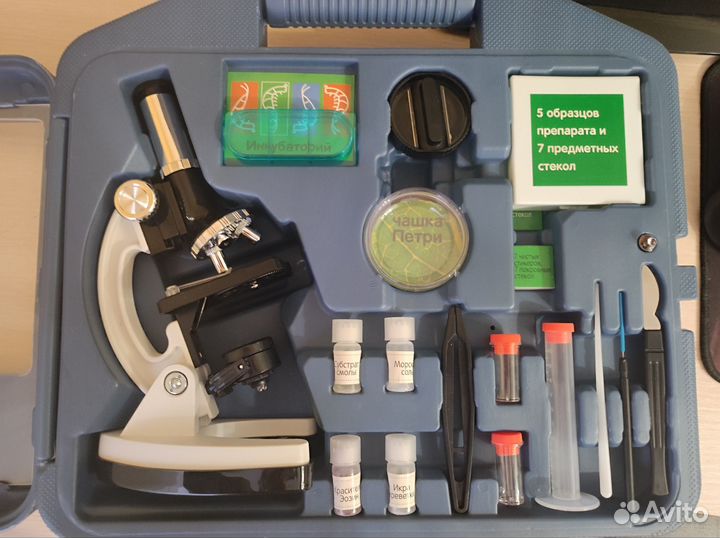 Микроскоп микромед 100x-900x