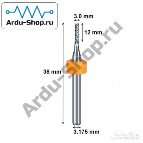 Фреза мини рашпильная / кукуруза D-1.0-3.0 (марк)