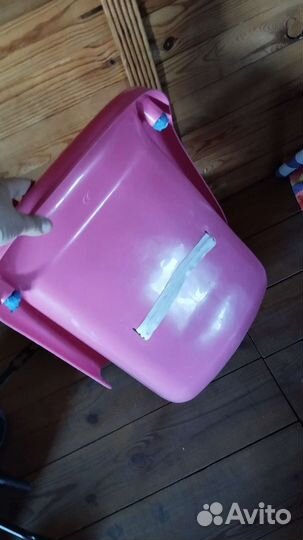 Качель подвесная детская розовая