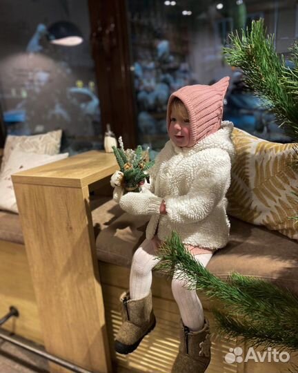 Шапка на весну гномик эльф