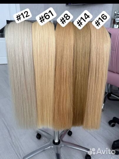 Натуральные волосы срезами для наращивания