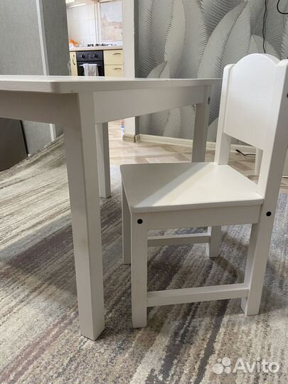 Детский стол и стул IKEA
