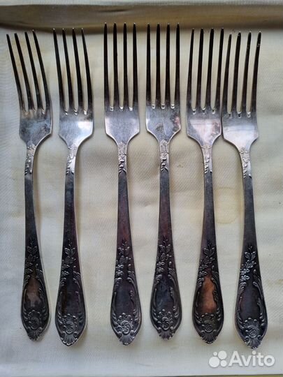 Вилки мельхиор столовые 21см