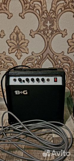 Электрогитара с комбиком бу