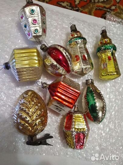 Елочные игрушки СССР и ГДР