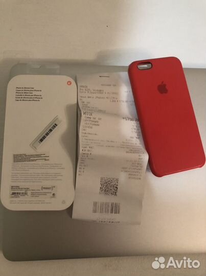 Чехол iPhone 6,6s product red оригинал