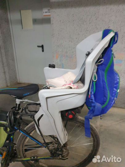 Детское велокресло на багажник