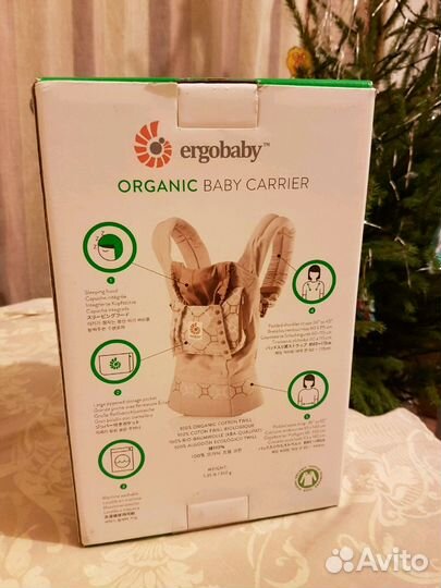 Переноска рюкзак Ergobaby organic baby carrier