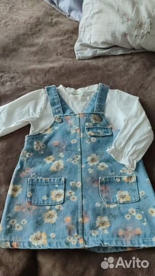 Джинсовый сарафан для девочки 92 98