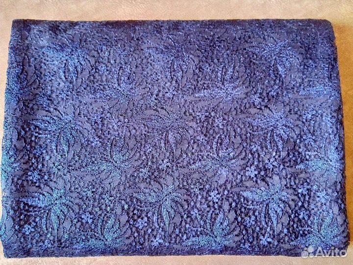 Кружево, креп, вельвет, отрезы ткани