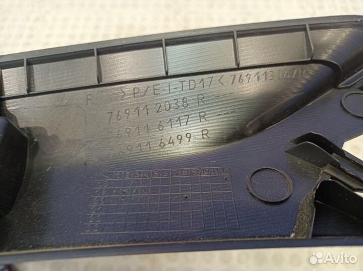 Обшивка стойки лобового стекла правая Renault