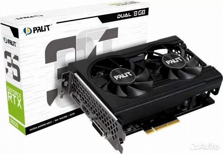 Новая Видеокарта Palit RTX 3050 Dual