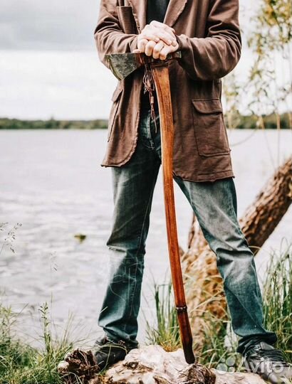 Кованый топор трость Норберг
