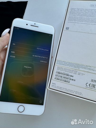 Телефон iPhone 8 plus 64гб