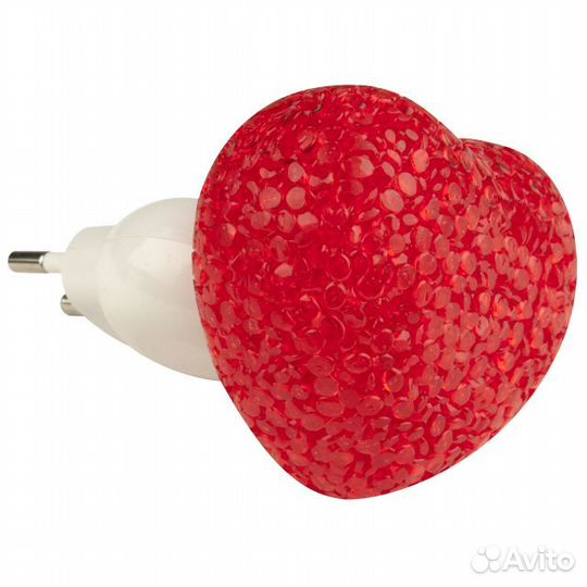 Светильник ночник светодиодный uniel Сердечко крас