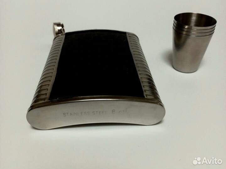 Фляжка для алкоголя из нержавеющей стали