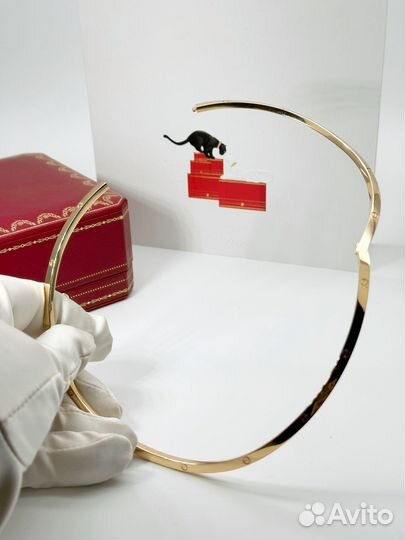 Колье Cartier Love золото 18 карат