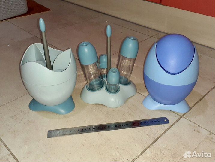 Подставка для столовых приборов, солонка перечница