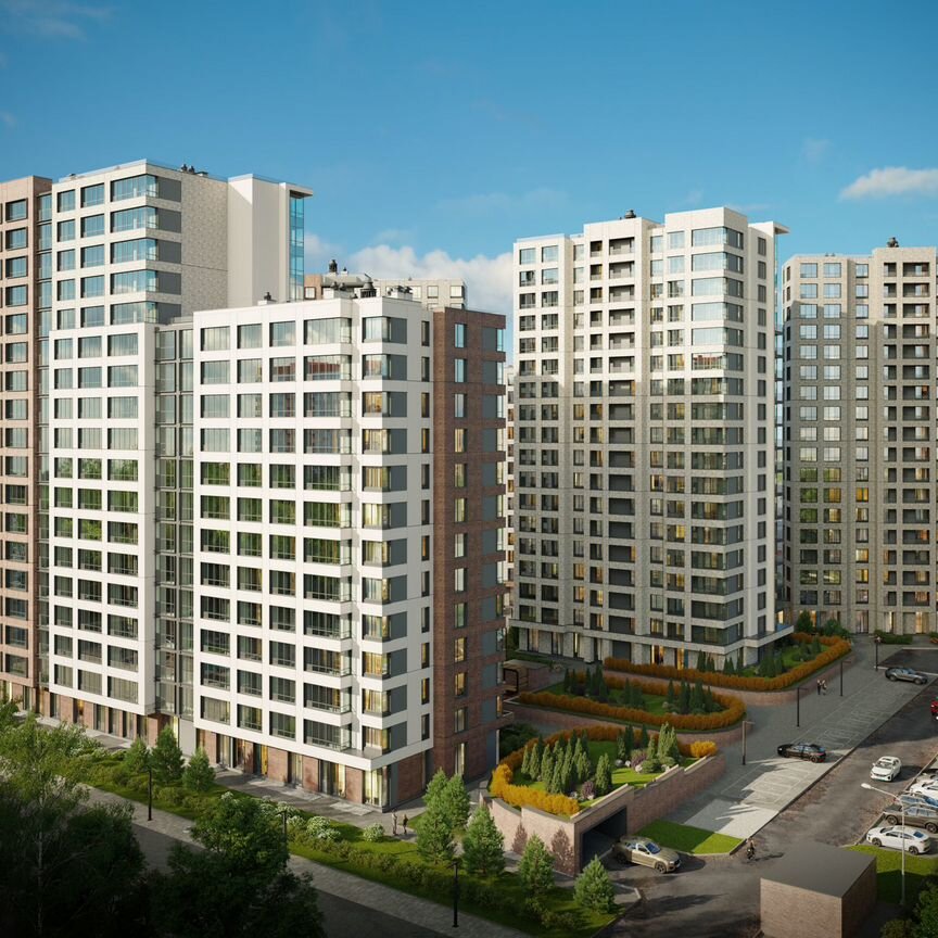 2-к. квартира, 56 м², 2/18 эт.