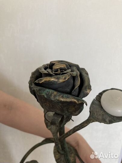 Эксклюзивный подсвечник кованный 