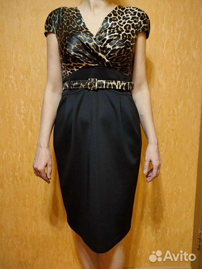 Вечернее платье 46 размера черное