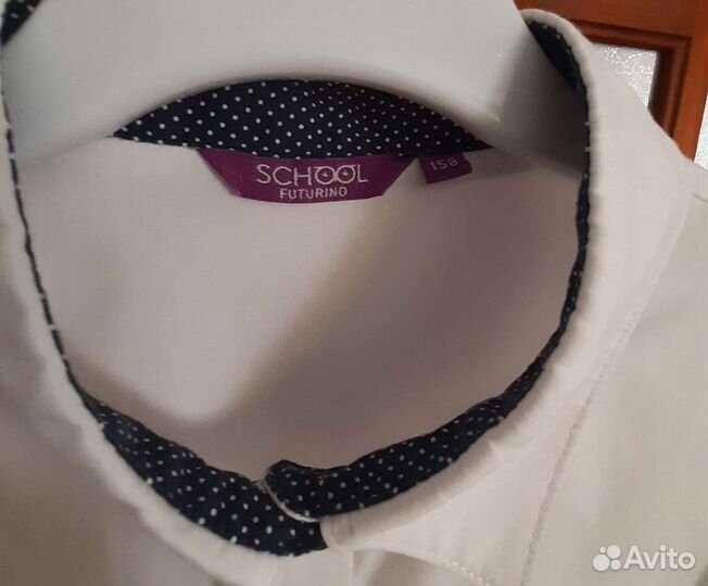 Рубашка школьная для девочки р. 152-158