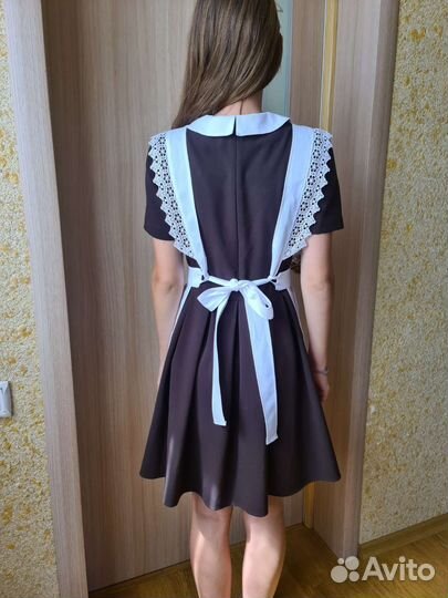 Школьный фартук белый 158-164