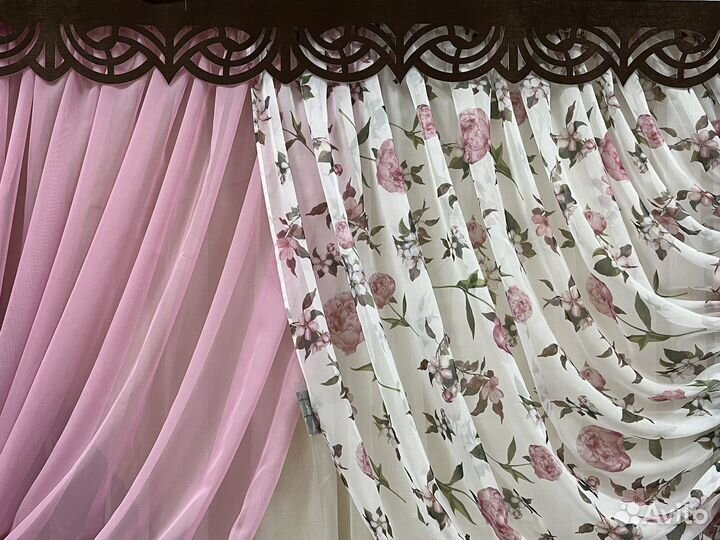 Фигурный ламбрекен