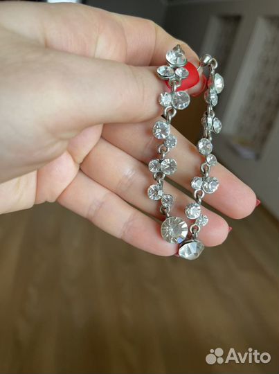 Серьги свадебные или для фотосессии