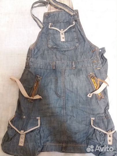 Джинсовые сарафаны