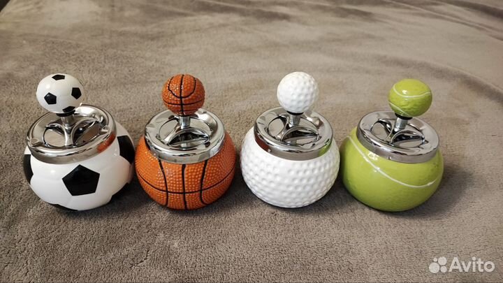 Пепельница Мяч керамическая крутящаяся