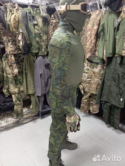 Летний тактический костюм зеленый пиксель 46-56р